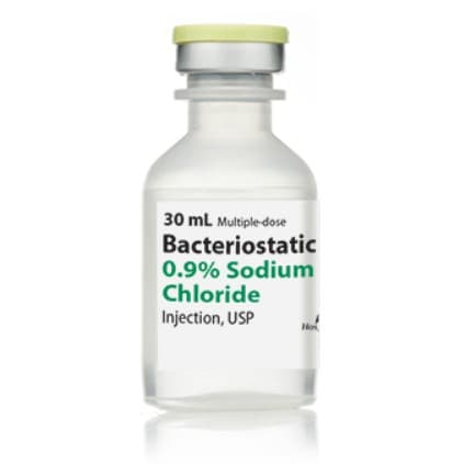 30mL BAC Sterile Sodium Chloride Solution